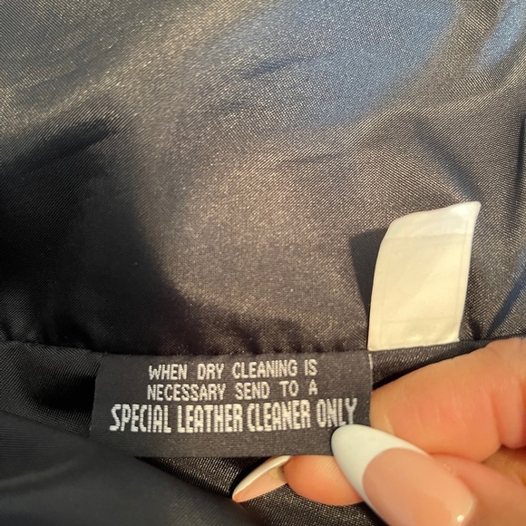 Wilson’s Leather Experts Women’s Black Vest Sz M – Vintage 90s Biker Grunge - Picture 8 of 9